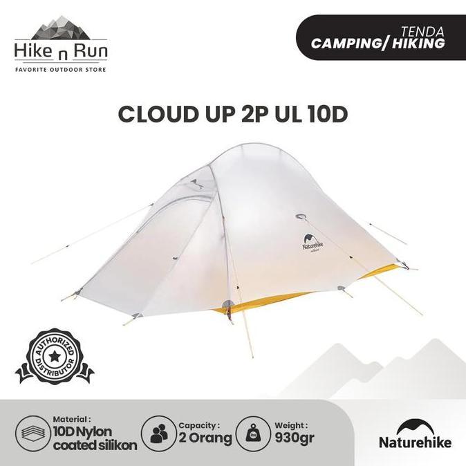 Tenda Ultralight Naturehike Nh19Zp017 Cloud Up 2P 10D Camping Tent