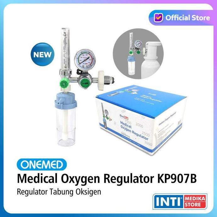 Onemed - Medical Oxygen Regulator Kp907B | Regulator Tabung Oksigen Medis Kp 907 B