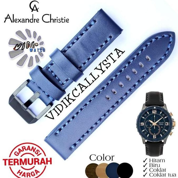 DB187 - Tali Jam tangan asli Alexandre Christie 6505 Strap AC 6505