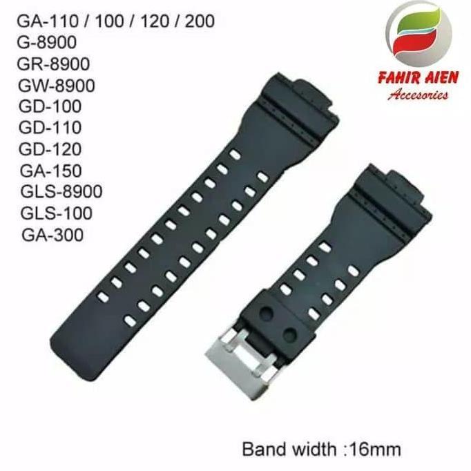 DY108 >> TALI JAM CASIO G-SHOCK GLS-100 GLS-8900 RUBBER STRAP TALI JAM CASIO