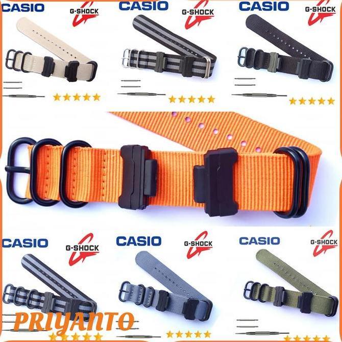 DV21 - Tali Jam Tangan Nylon Zulu Casio G-shock Ga-700 G-8900 G-9100 free pen