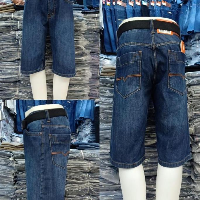 DB128 >> celana pendek fashion pria distro jeans denim merk NEW LQIS size 27-38
