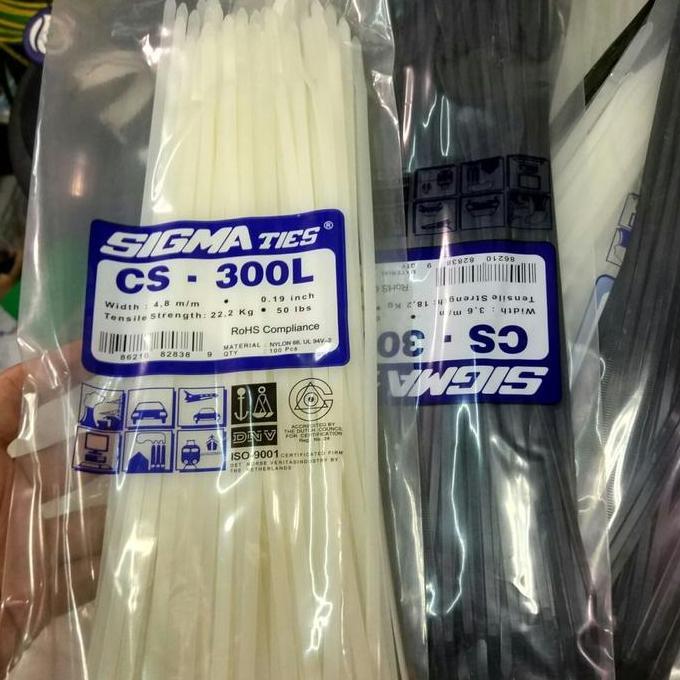 Kabel Ties Sigma 30 Cm X 4,8 Mm