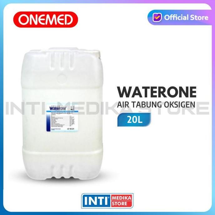 Onemed - Waterone 20 Liter | Pure Water Aquadest | Air Tabung Oksigen