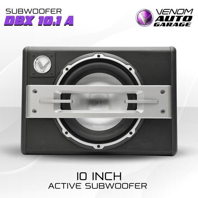 NEW SUBWOOFER AKTIF VENOM DBX 10.1A - SUBWOOFER MOBIL - SPEAKER MOBIL