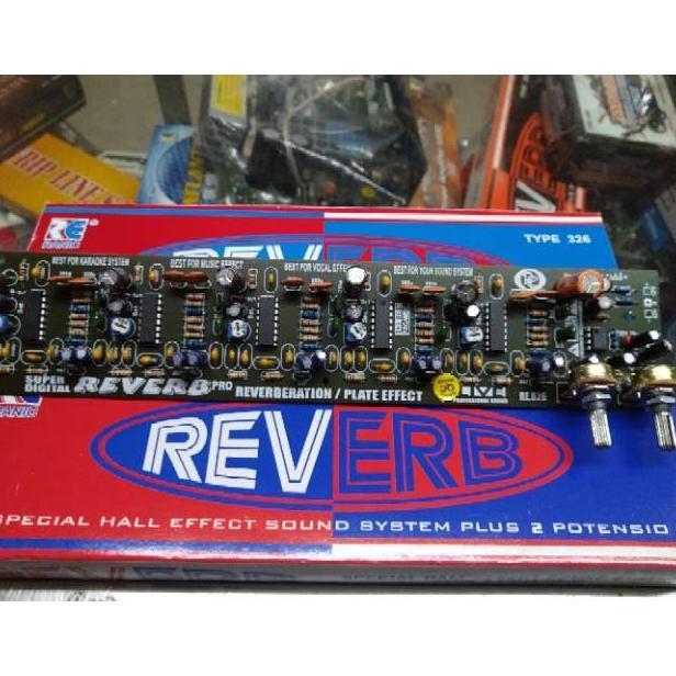 KIT ECHO REVERB 2 POTENSIO EFEK VOCAL MIXER AUDIO