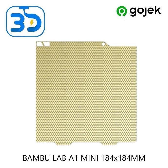 best seller] Double Side Honeycomb Bed for Bambu Lab A1 Mini 184*184mm Spring Steel Sheet