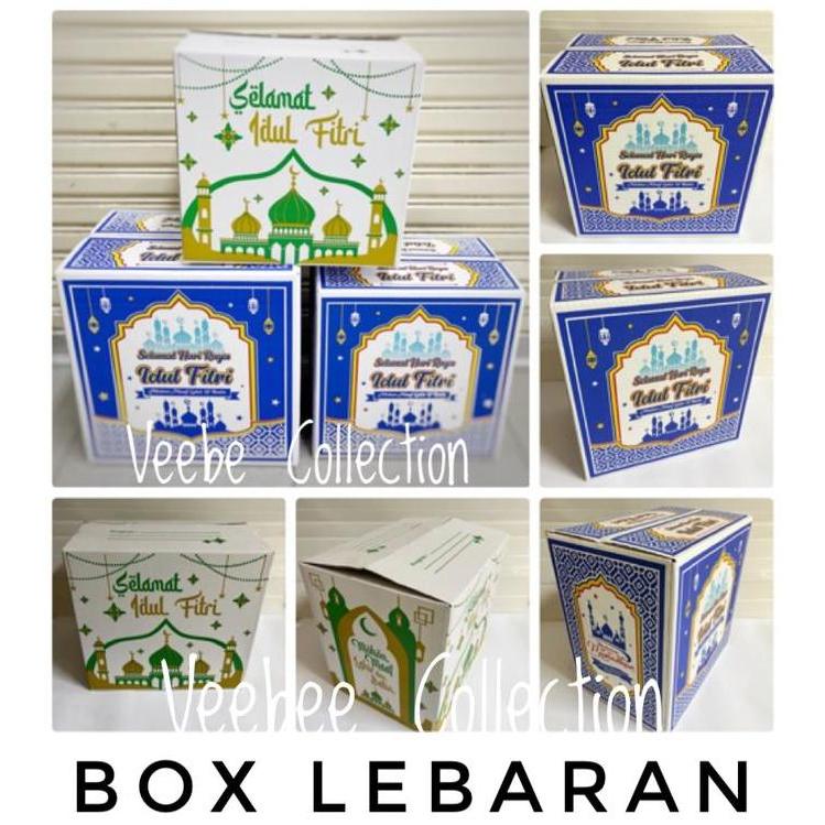 ,,,,,,,] Box Lebaran/ Kardus kue kering Idul Fitri/ box hampers lebaran