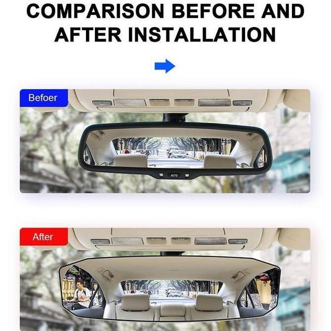 SEAMETAL Kaca Spion Dalam Tengah Mobil Kaca Spion Tengah Mobil Kaca Spion Dalam / Tengah Universal M