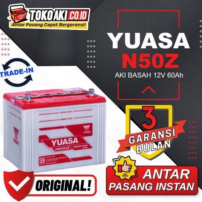 NEW Aki Toyota Crown 2003-2018 - Yuasa Pafecta N50Z - 60Ah