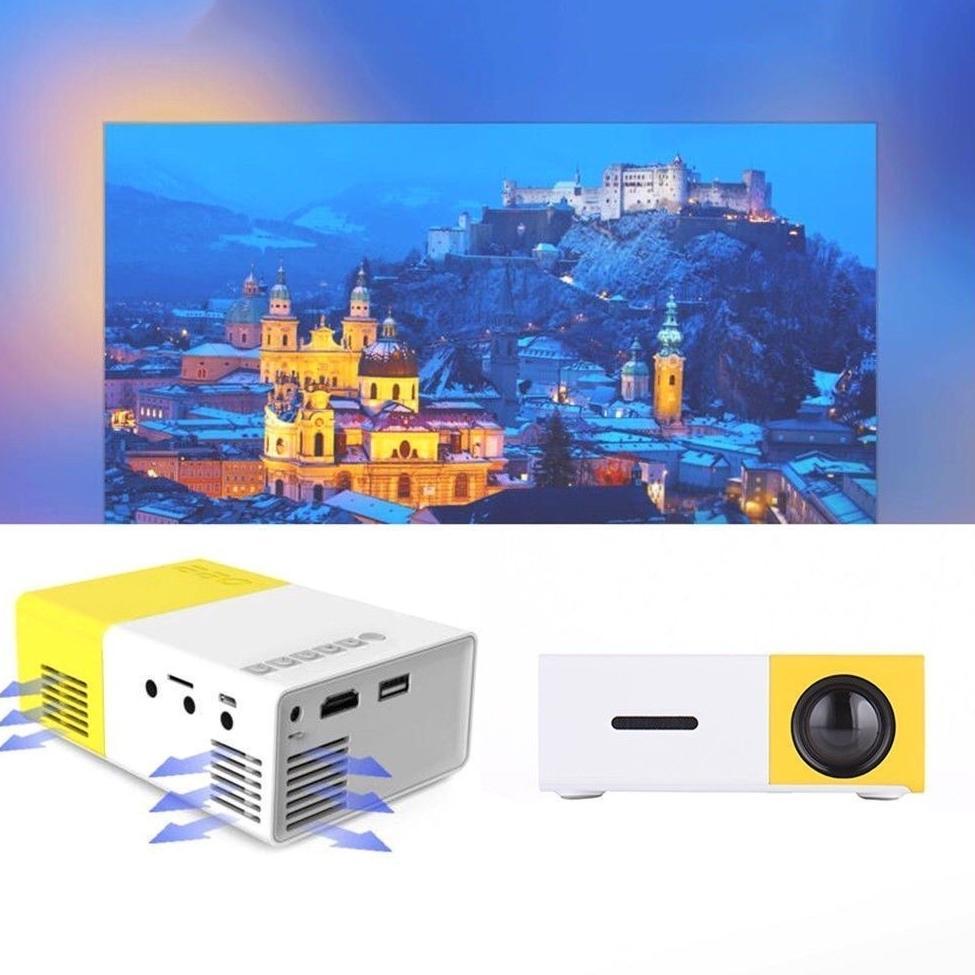 Proyektor Mini Proyektor Mini Portable HP Home Theater Android YG300 HDMI 5 tahun garansi Proyektor