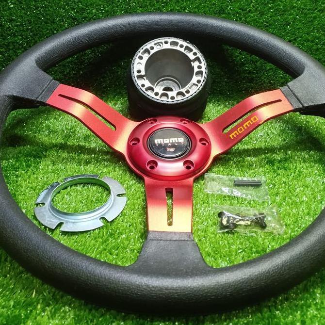 paket steering wheel stir + boskit mobil jimny.paket stir racing jimny Original