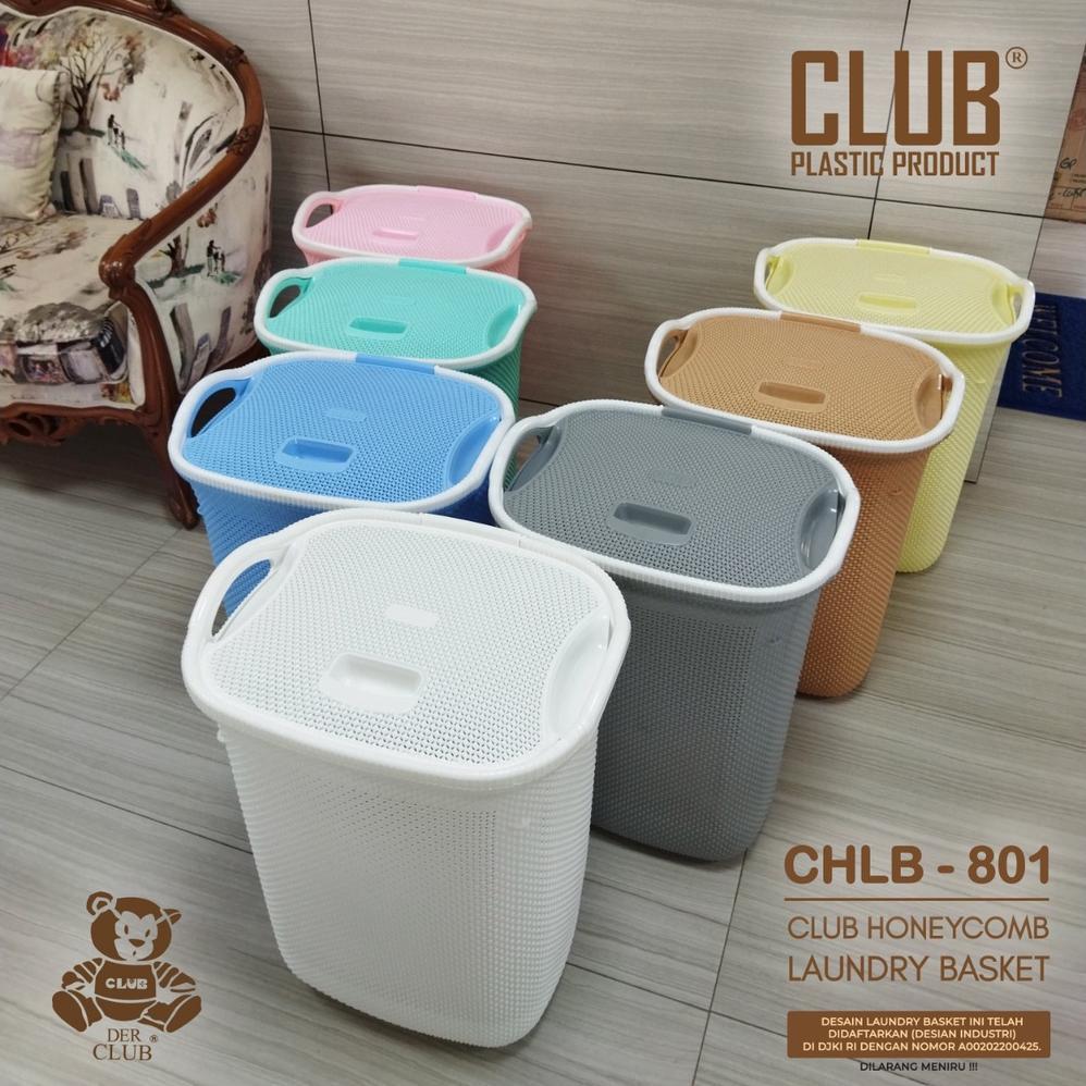 Laundry Basket Jumbo Rak Keranjang Baju Kotor CLUB CHLB-801 Keranjang Baju Laundry Bag Original Kera
