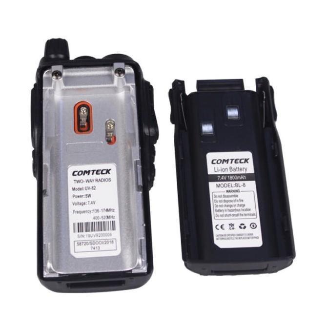 HT Comteck UV-82 UV82 Handy Talky Walkie Talkie UV-82 UV82 Dual Band Original
