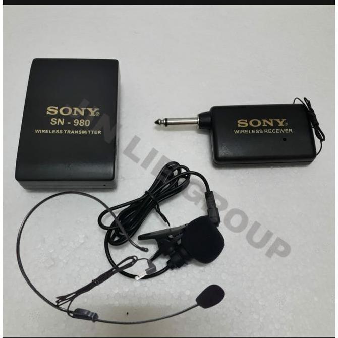 MIC WIRELESS SONY BANDO JEPIT HEADSET MICROPHONE WIRELESS BANDO Original