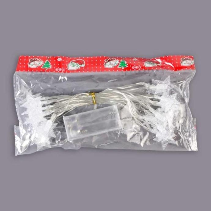 Promo Lampu Natal Bintang 10 M Rainbow  10 M - Lampu Hias - Lampu Dekor Led Cod