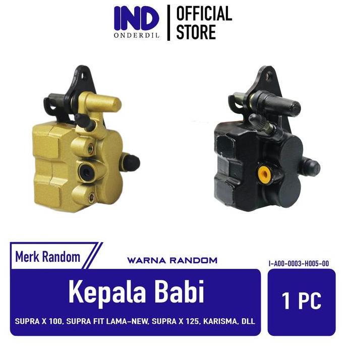 Kepala-Pala Babi Kaliper Cakram Supra X 100-Fit New-Lama-X 125