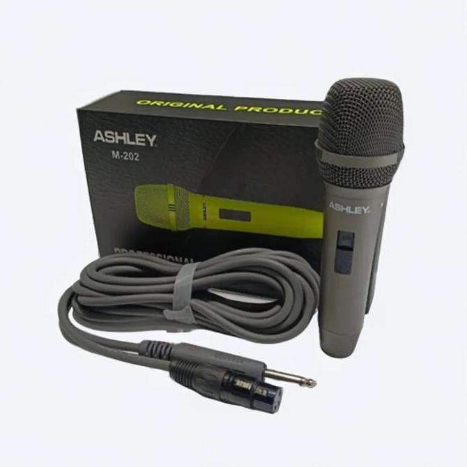 Mikrofon Dynamic Ashley M 202 Microphone kabel Ashley Original Original