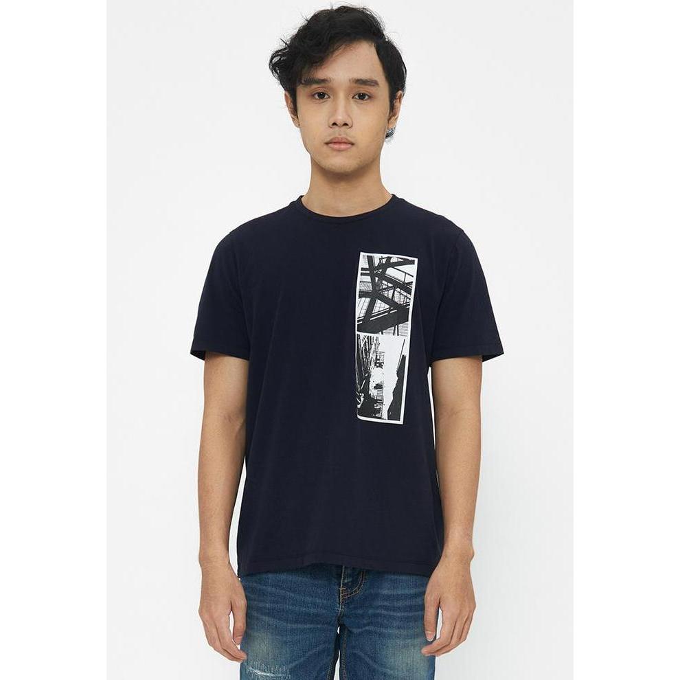 Manzone Kaos Lengan pendek EXIST - Black