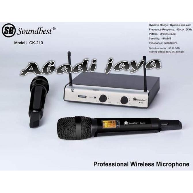 oryginal mic soundbest ck 213 wireless soundbest ck213 Original