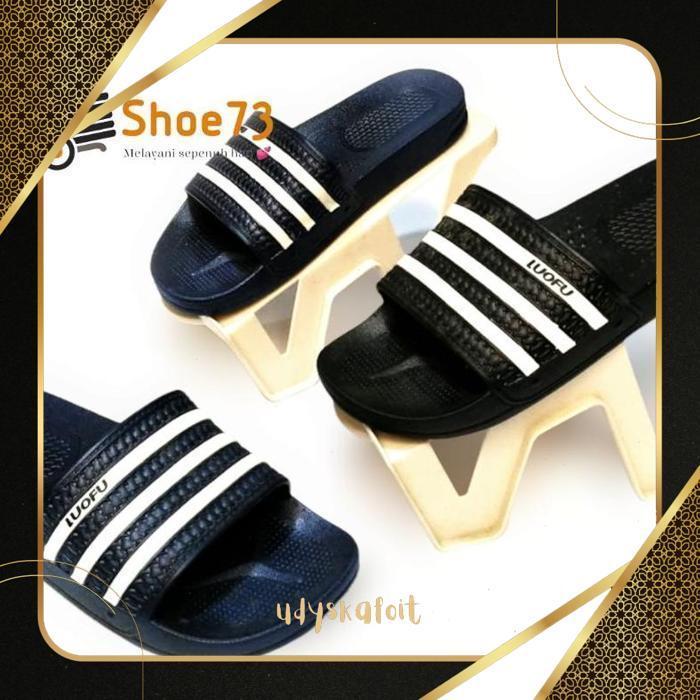 jg-56 m-4 LUOFU 1106 - k1 ORIGINAL, Sandal slop jelly pria. Sendal slop cowok impor Termurah Origina