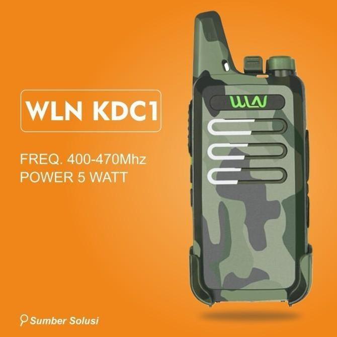 HT WLN KD C1 Army Loreng Hijau Tentara / Handy Talky SIngle Band UHF Original