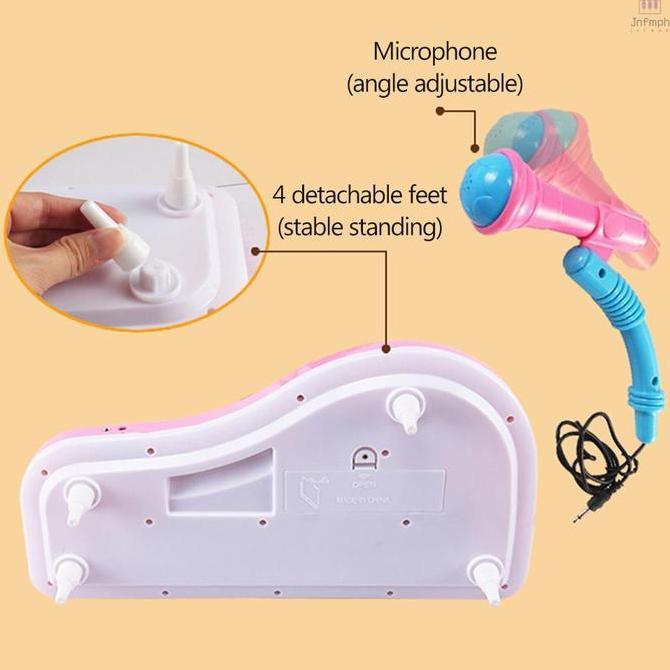 Anak-anak Piano  Anak-anak Keyboard Elektronik Piano Mainan Musik dengan Mikrofon untuk Mainan Anak-