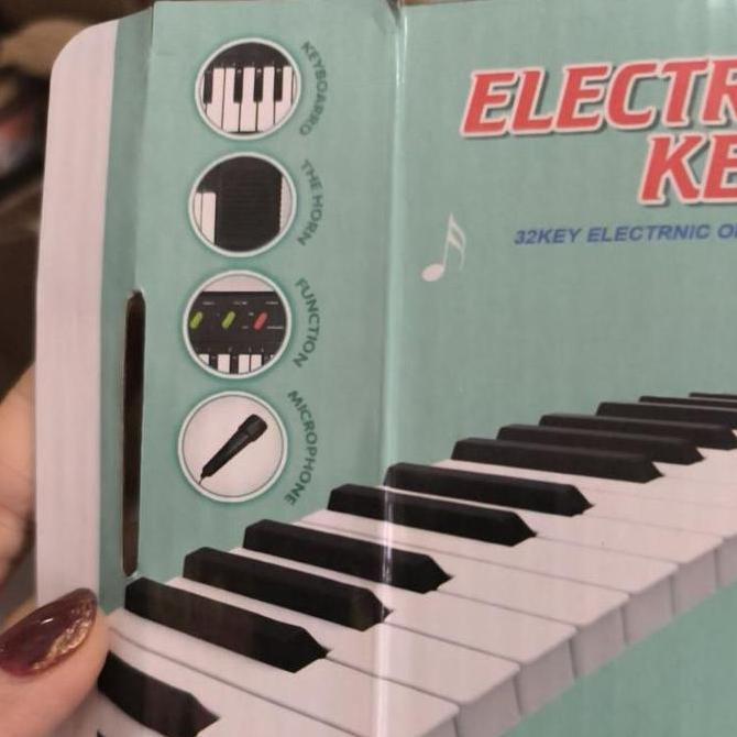 mainan anak piano dan MiC 1803 piano organ Original