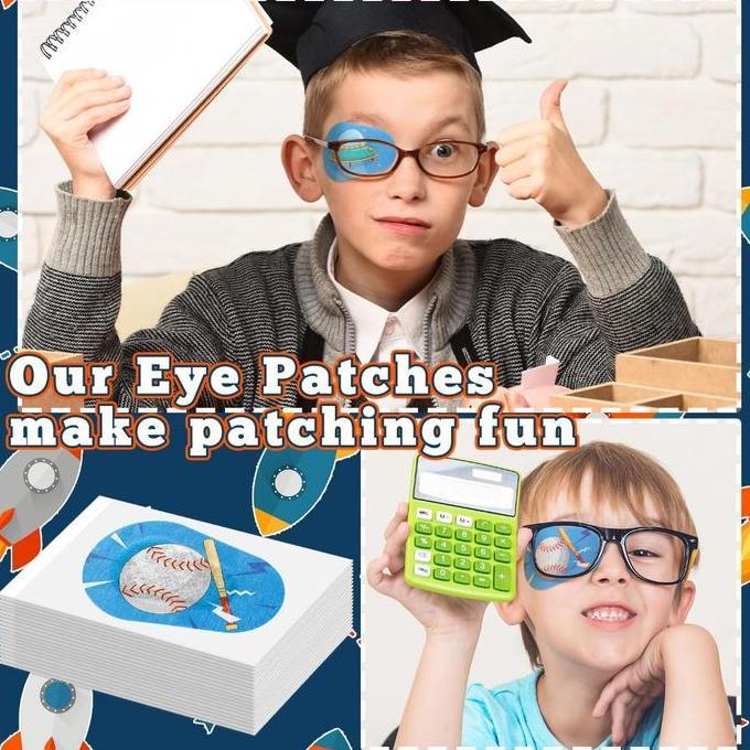 10Pcs Terapi Lazy Eye Patch Penutup Mata Lazy Eyes Ortopad Eye Patch Amblyopia Perawatan Medis Eye P