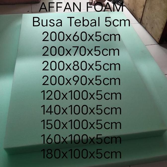 Busa Lembaran Tebal 5Cm Kasur