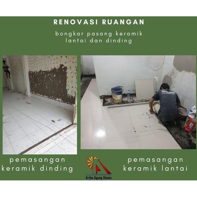 Ready stock] Ongkos Borongan Bongkar Pasang Keramik Lantai dan Keramik Dinding