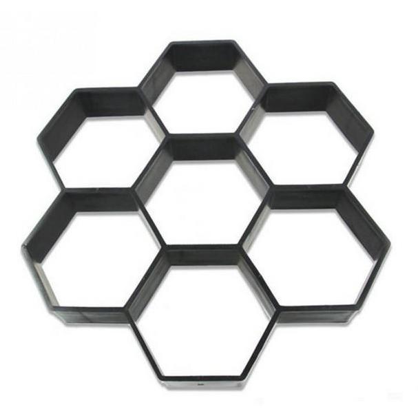 CETAKAN PAVING BLOK ATAU CETAKAN SEMEN PAVING BLOCK HEXAGONAL TAMAN