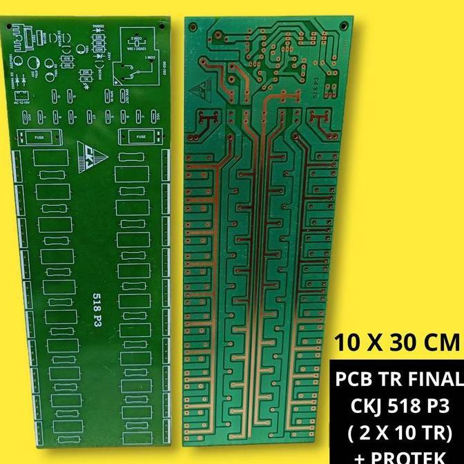 $+$+$+$+] PCB TR Final 518 P3 CKJ Transistor 10 Set ( 2x10 TR) Papan Toshiba 3U
