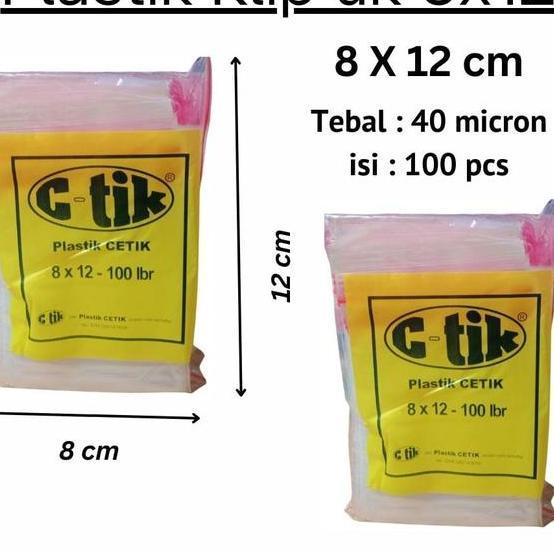 Plastik Klip Uk 8 X 12 Isi 10 Bks Plastik Sambelsaos Plastik Klip