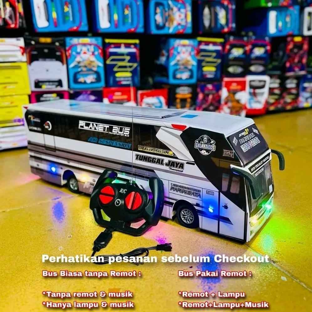 Miniatur Bus Telolet Basuri, ( Bus Tanpa Remote & Bus Pakai Remote ), Bus Telolet Basuri, Ful Akseso
