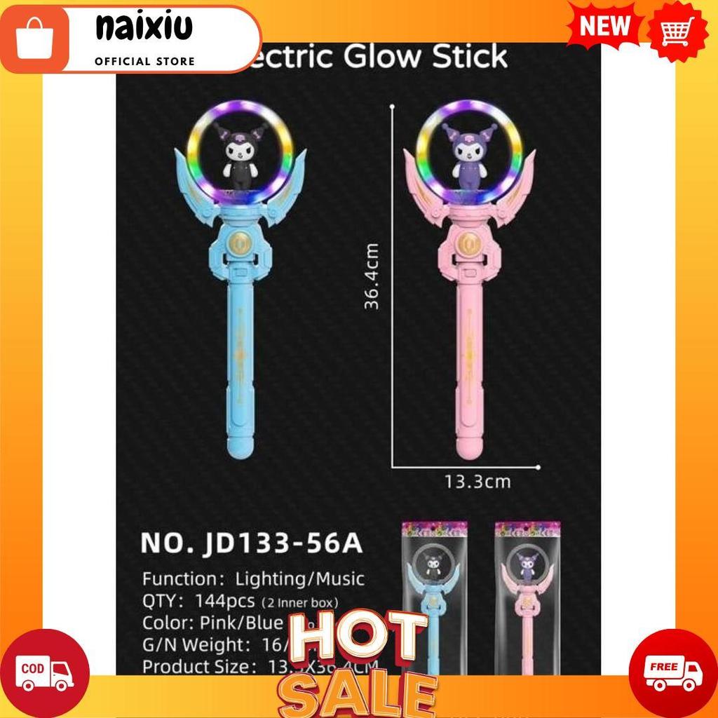 TONGKAT SIHIR LAMPU DAN MUSIK / TONGKAT PERI / LED TONGKAT PERI MAGIC DENGAN LAMPU CANTIK DAN MUSIK 