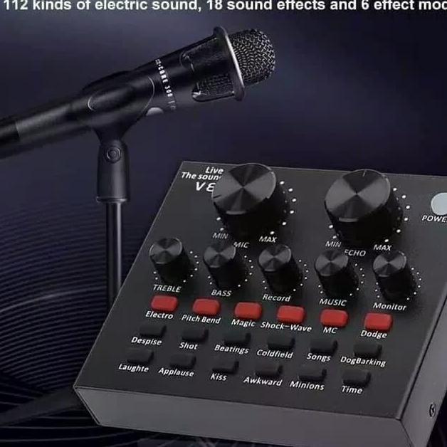 Mixio Sound Card V8 Mixer Soundcard V8 Mixer Audio Usb External