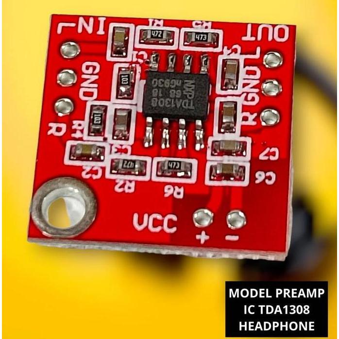 @#@#@#] Kit Modul Preamp Headphone TDA1308 Earphone Pre amplifier Board DC3-6V