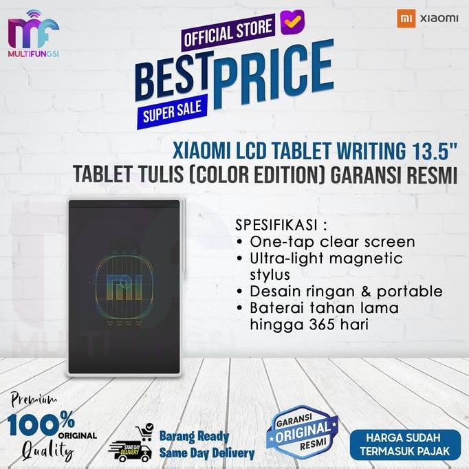 TERBARU - XiaomI LCD Tablet Writing 13.5" / Tablet Tulis (Color Edition) Garansi Resmi