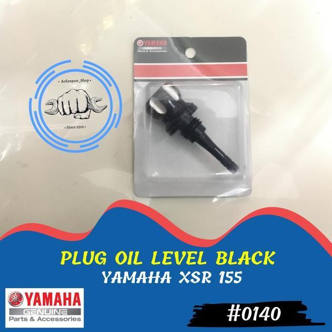 PLUG OIL LEVEL BLACK XSR 155 / PENUTUP OLI MESIN YAMAHA XSR155 ORIGINAL DAN TERPERCAYA
