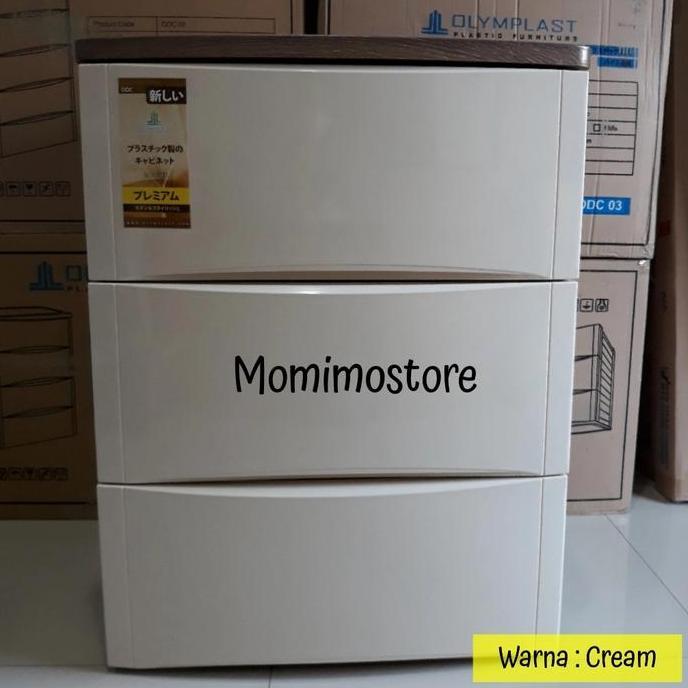 LEMARI PLASTIK OLYMPLAST 3 SUSUN / OLYMPLAST DRAWER CABINET 03 M