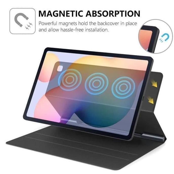 Case Samsung Tab S7 Plus 12.4 T970 T975 Flip Cover Kulit OEM Magnetic