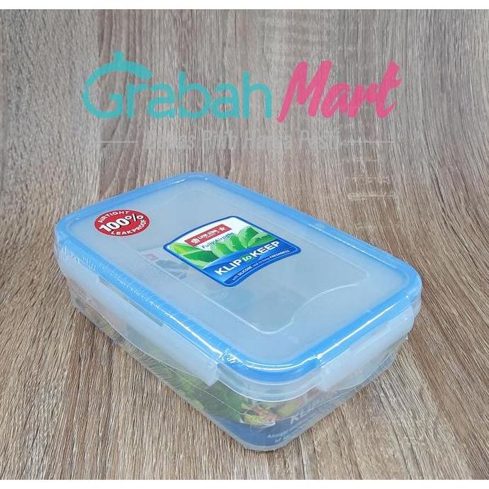 Terlaris Kotak Makan Sekat Klip To Keep 1201 + Divider (700 Ml) - Lion Star Kp