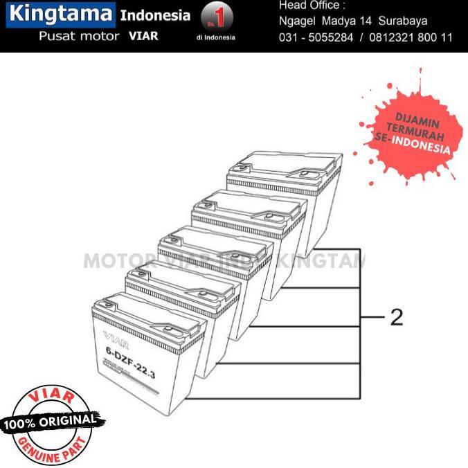 Battery / Baterai Sepeda Motor Listrik Viar Nx E-Motor