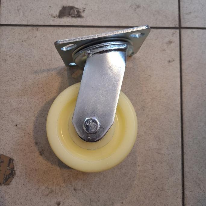 Roda Troli Nilon Heavy Duty 5 Inch Hidup/Putar Roda Troli