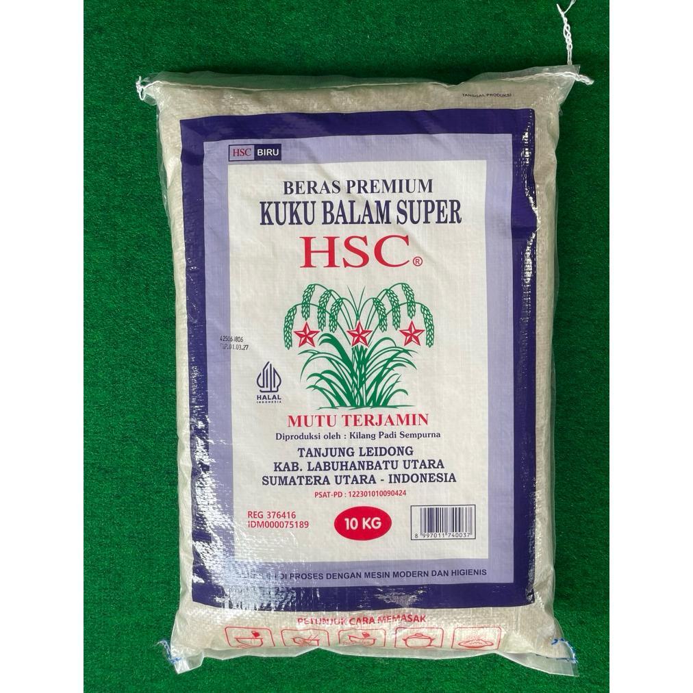 [10 Kg] Beras Premium Hsc Kkb Biru - Medan