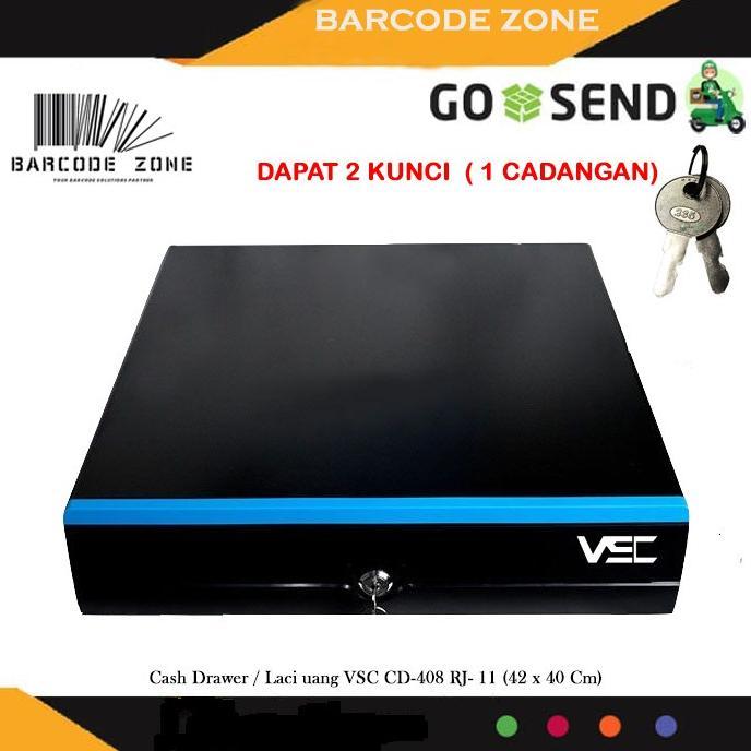 CASH DRAWER /LACI UANG KASIR VSC CD-408 (43 x 40 Cm ) RJ-11 OTOMATIS AUTO / MANUAL KUNCI