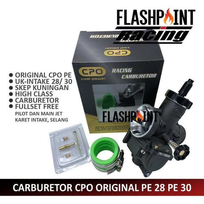 (BISA COD) PAKET KARBURATOR CPO PE BLACKVIPER NITROUS 24 26 28 30 MJ PJ KARBU KEIHIN SCOOPY BIT BEAT