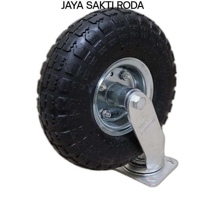 Roda Troley Ban Angin 10 Inch 3.50-4 Hidup Subaru Germany Roda Troli