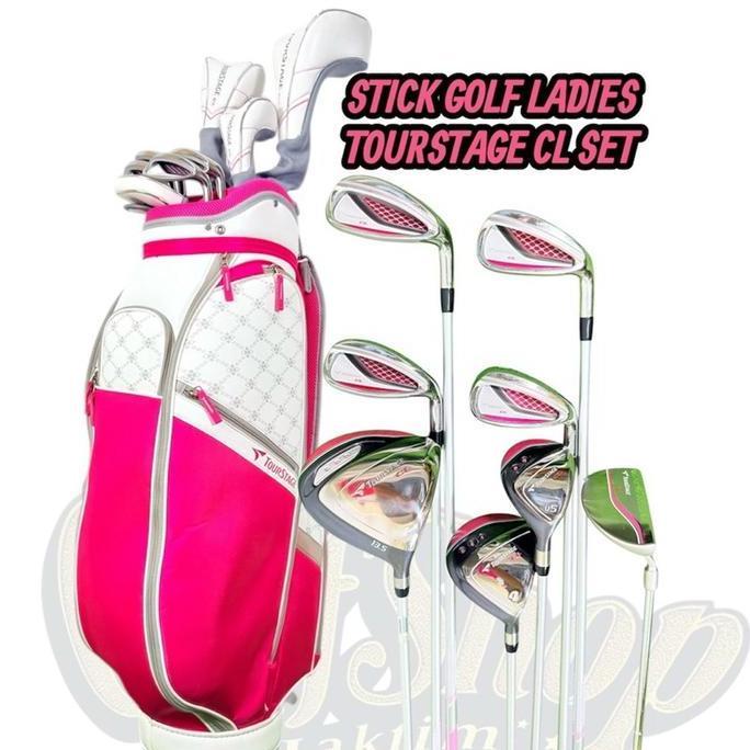 Stick Golf Ladies Bridgestone Tourstage CL Shaft Graphite Flek Ladies Original Fullset Bag Golf TEG